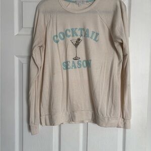 P.J. Salvage Cream 'Cocktail Season' Sweater